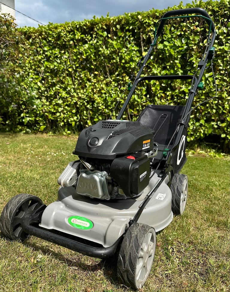 image for Petrol lawnmower like new solid steel deck 16”cut Mountfield’s engine mower