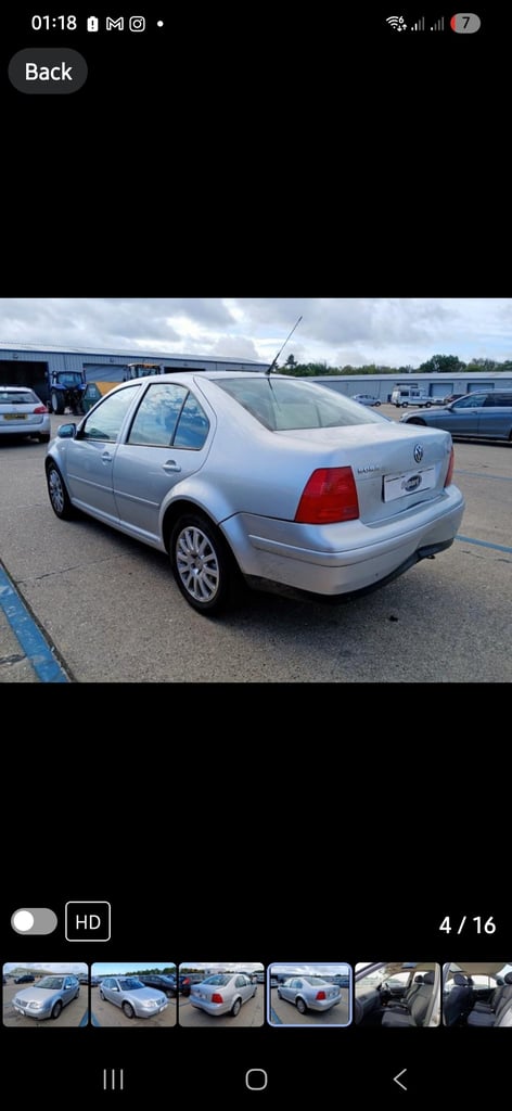 2004 Volkswagen Bora 2.3 V5 4dr Tip Auto [170bhp] SALOON Petrol Automatic