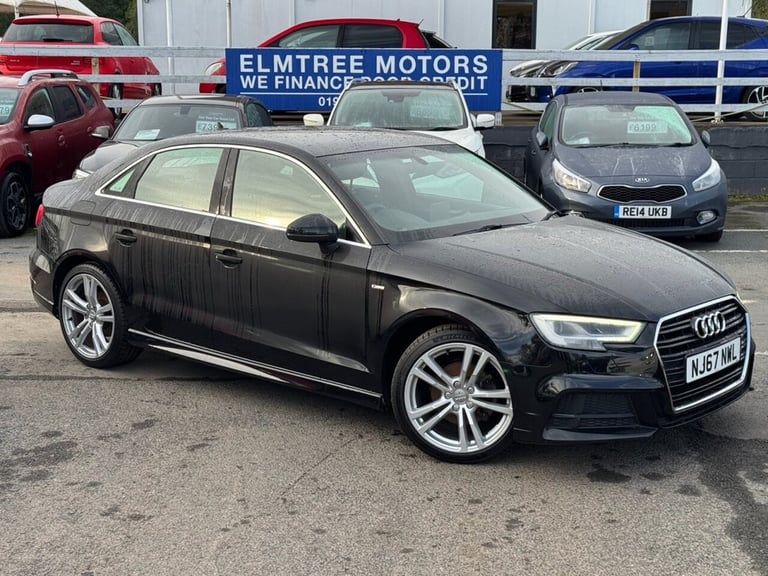 2017 Audi A3 2.0 Turbo Diesel (TDI), S Line, Saloon, 4 Door, Manual, Euro 6. Saloon Diesel Manual