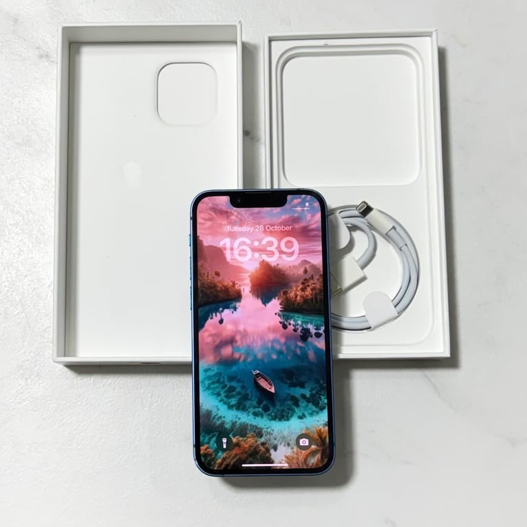 image for iPhone 13 Mini 128GB Unlocked (Good Condition) With Box, Charger & Case