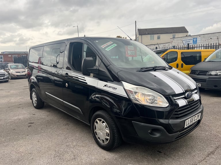 2016 Ford Transit Crew Cab Euro 6 seats x6 No vat to pay air con belt done