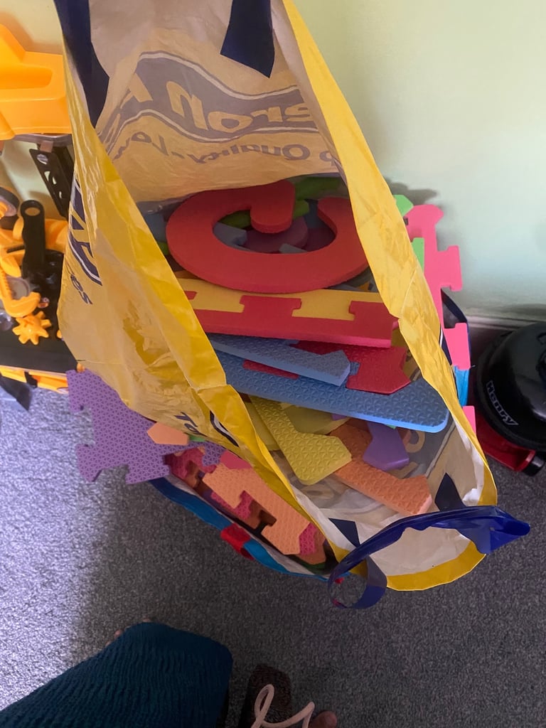Foam letters and numbers 
