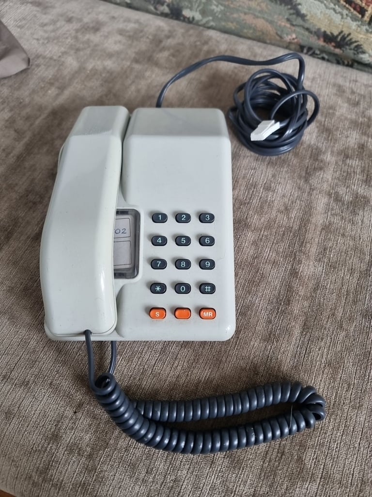 BT British Telecom Viscount Landline Phone 1980s Vintage