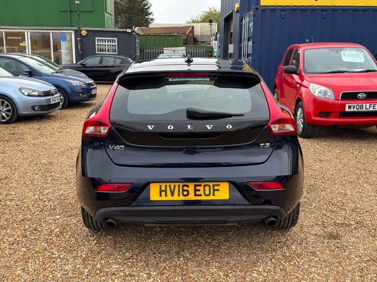 2016 Volvo V40 T3 [152] SE Lux Nav 5dr Geartronic HATCHBACK PETROL Automatic
