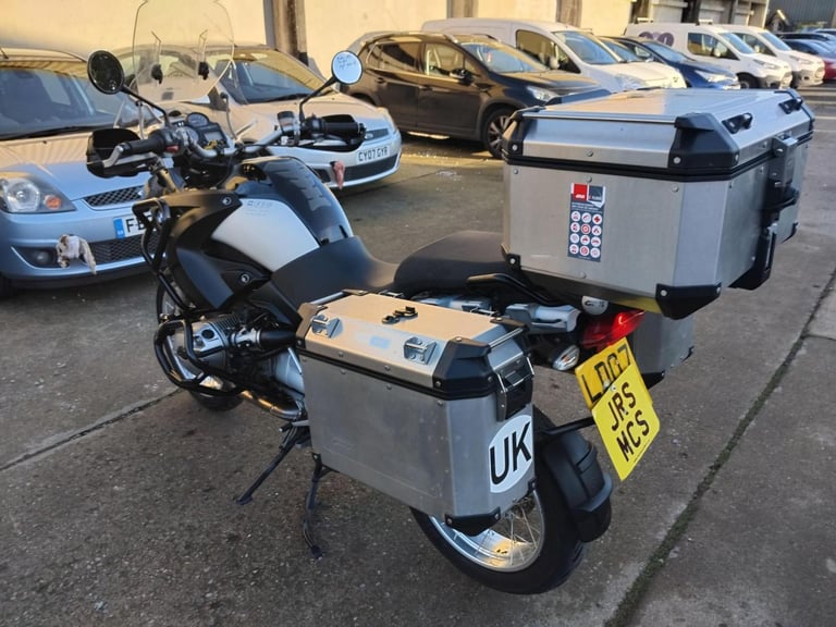 2007 07 BMW R 1200 GS AVENTURE TOURER R1200GS FULL LUGGAGE NEW MOT HPI CLEAR