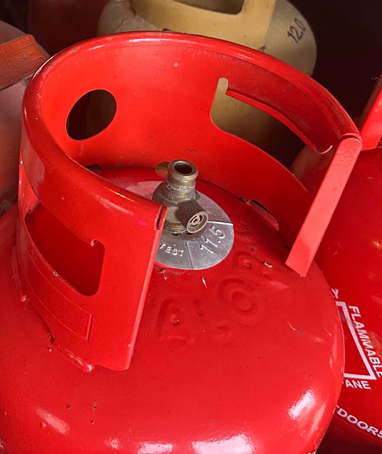 image for Opened calor gas cylinders available 