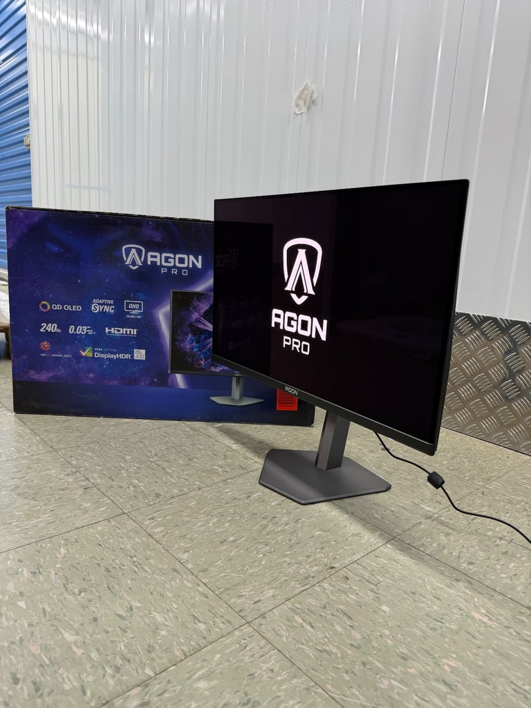 image for 240Hz AOC Agon PRO AG276QZD2AM - 27 Inch QHD OLED gaming Monitor 0.03 ms 