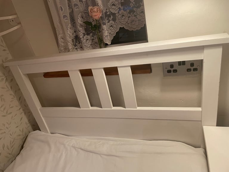 Single bed solid wood frame IKEA HEMNES