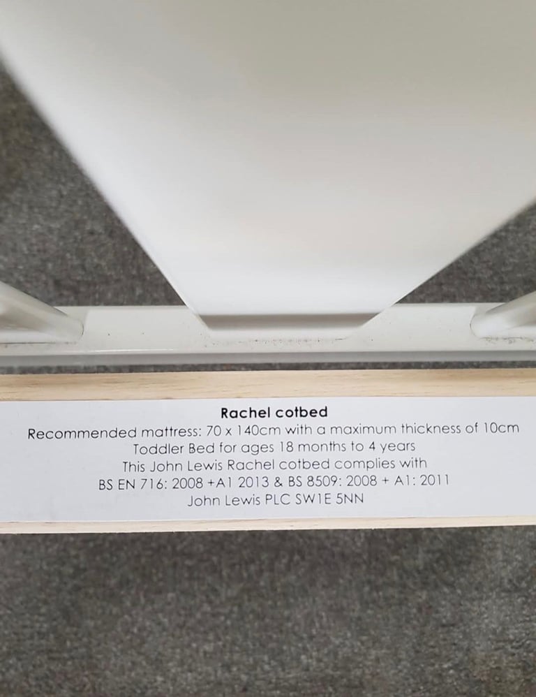 John Lewis Rachel Cotbed and mattress
