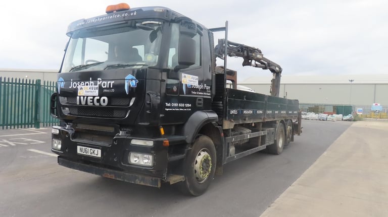 2011 Iveco Stralis 26.310 6x2 fitted with atlas 105.2 brick grab euro5