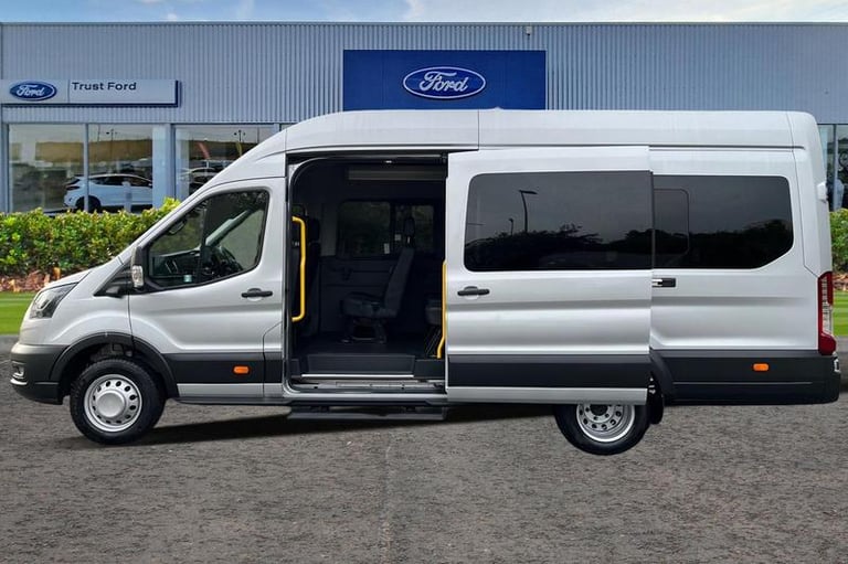 2025 Ford Transit 460 Trend L4 H3 ELWB High Roof 18 Seat Minibus RWD 2.0 EcoBlue 130ps, MANUA Min...