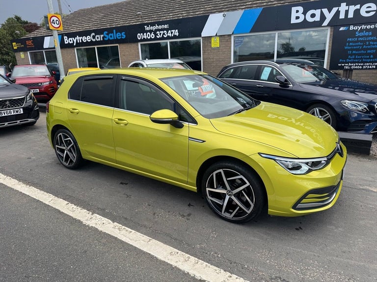VOLKSWAGEN GOLF 1.5 eTSI MHEV Style Yellow Auto Petrol Hybrid 2022