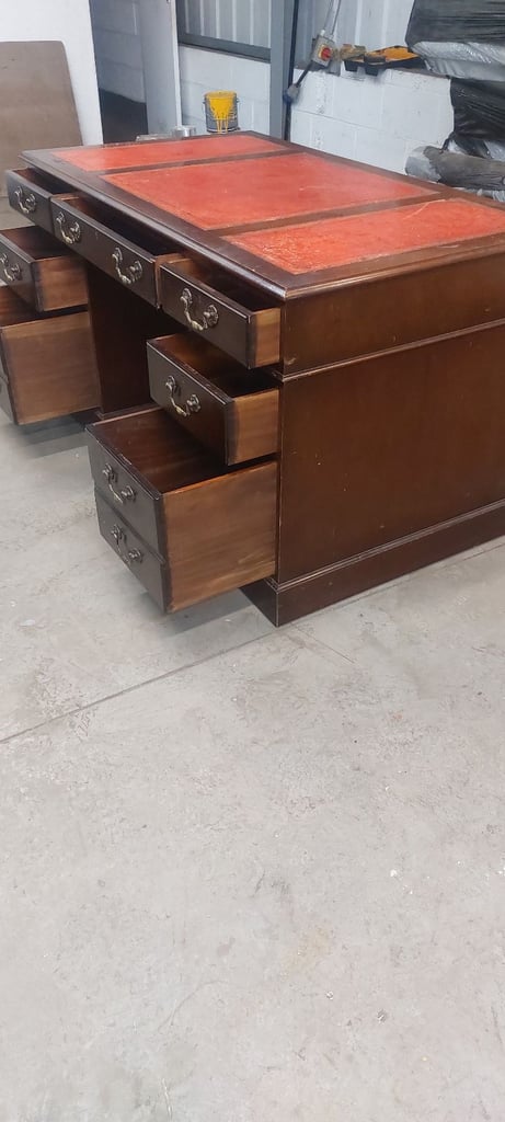 Antique - Captains Style Office Desk