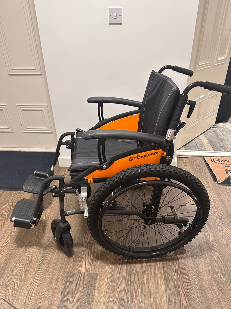 image for Wheelchair Mobiquip G‑Explorer All‑Terrain (18” Seat) – £250 (Non‑Negotiable)