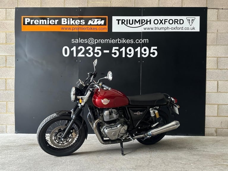 STUNNING LOW MILEAGE 2022/72 ROYAL ENFIELD INTERCEPTOR 650 MOTORCYCLE