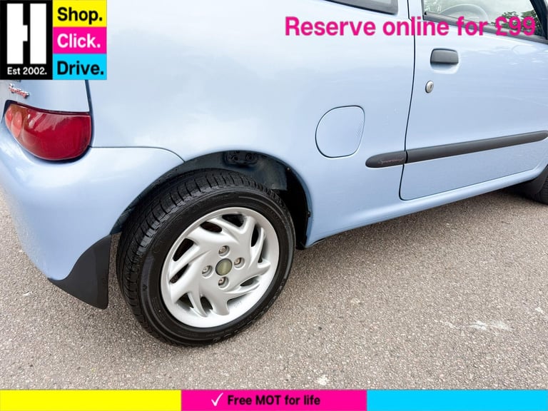2003 Fiat Seicento 1.1 Sporting 3dr HATCHBACK Petrol Manual