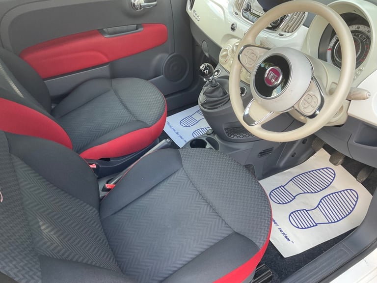 2017 Fiat 500 1.2 Pop 3dr HATCHBACK Petrol Manual