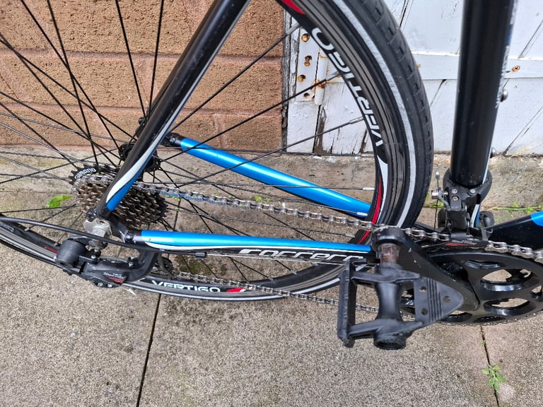 Carrera Zelos Ltd Road Bike Size M Black & Blue 21" Frame, 14 Speed, 700C Wheels