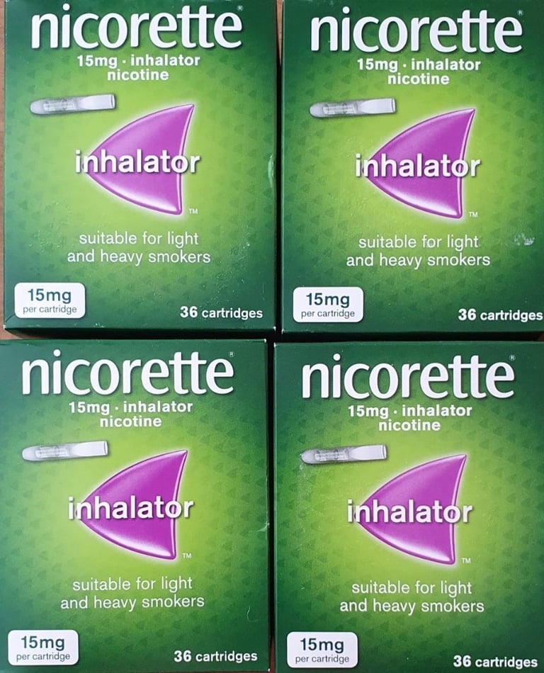 image for Nicorette inhalator x 288 cartridges 8 boxes 
