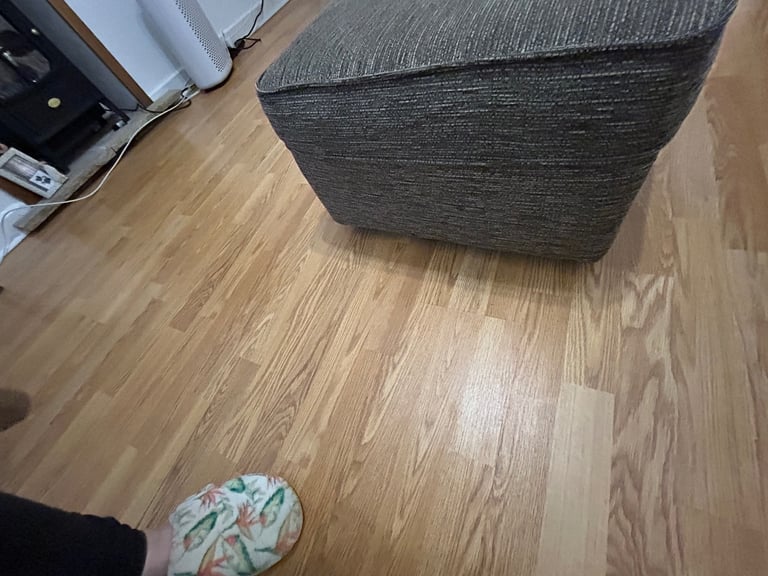 Free to a good home - Ex Arthur Llewellyn Sofa & Foot stool