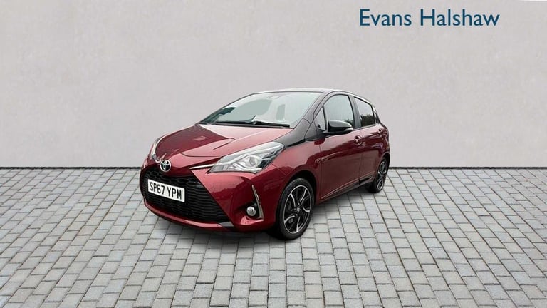 2017 Toyota Yaris 1.5 VVT-i Blue Bi-tone 5dr HATCHBACK PETROL Manual