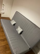 Grey sofa bed 