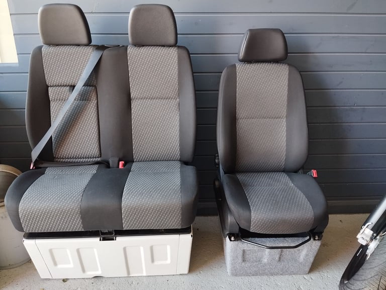 R&J camper solution swivel seat double and single seat and base vw crafter van 2006 2017