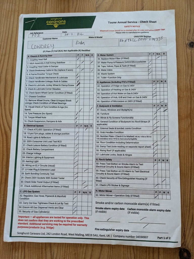 Eriba Troll 530 2007 with motor mover for sale
