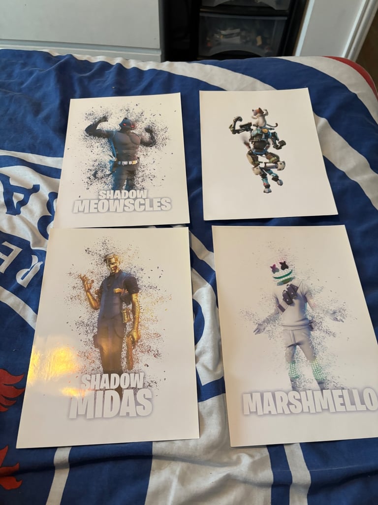 Fortnite a4 prints 