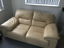 Leather sofa excellent condition