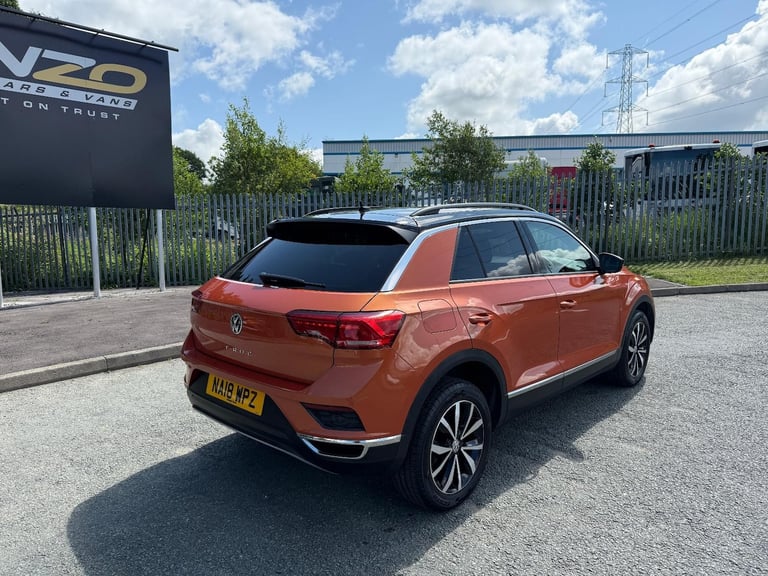 2018 18 REG VOLKSWAGEN T-ROC DESIGN 1.0 PETROL FWD MANUAL EURO 6 ULEZ