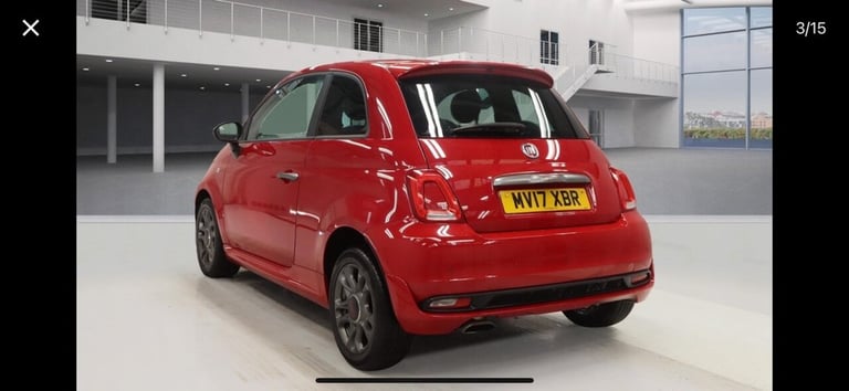 2017 Fiat 500 1.2 S 3dr HATCHBACK PETROL Manual