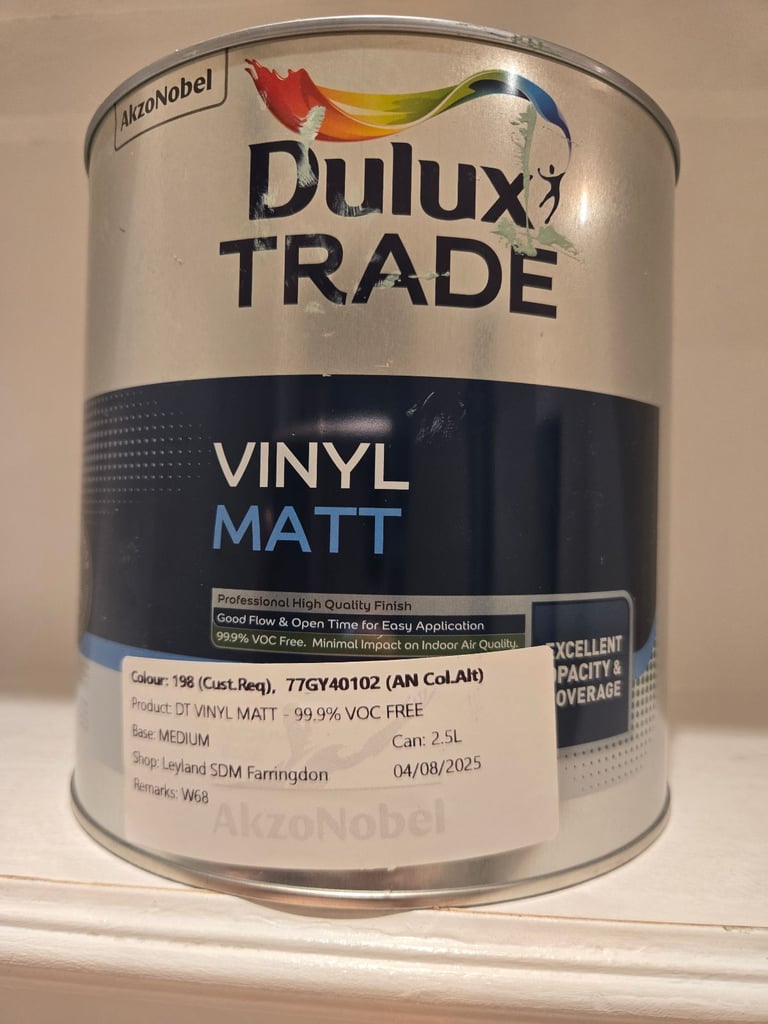 Little Greene coulour mixed into dulux vinyl matt