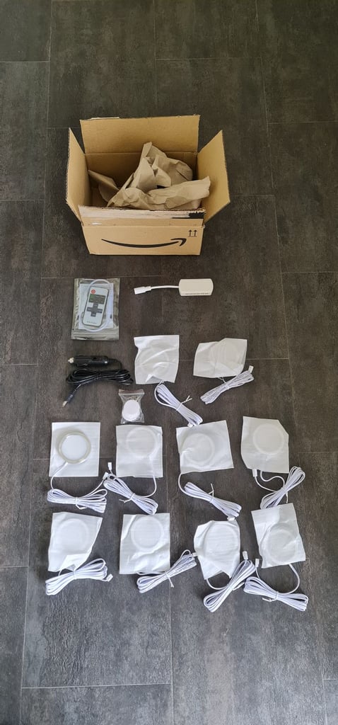 image for 10 White 12v Dc Led Downlights 