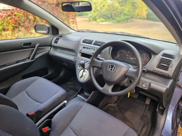 2002 Honda Civic 1.6 i-VTEC S 3dr Automatic **ULEZ FREE** HATCHBACK Petrol Automatic