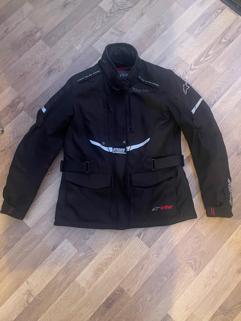 image for Black Alpinestars ‘Drystar’ Textile Ladies Motorbike Jacket - Large (14)