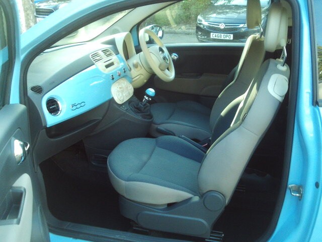 2015 Fiat 500 1.2 Colour Therapy Blue 31k Miles Years MOT Warranty HATCHBACK Petrol Manual