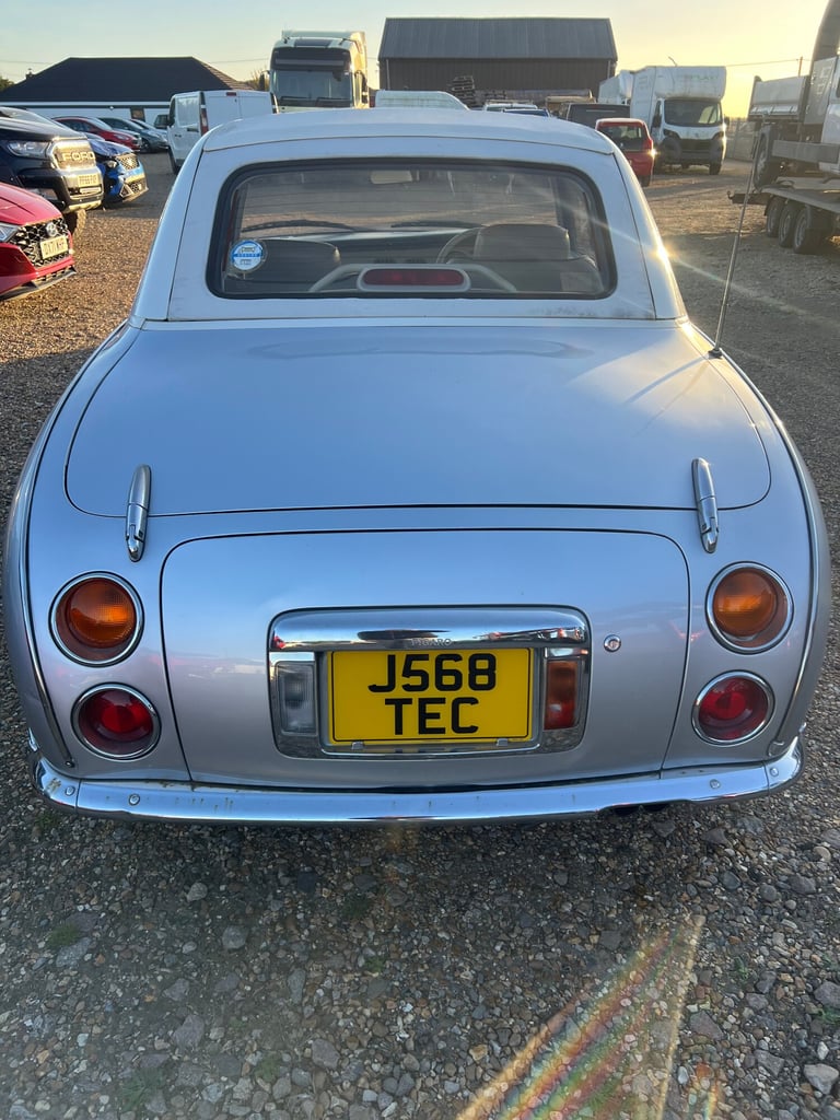 1991 NISSAN FIGARO CONVERTIBLE SILVER AUTOMATIC PETROL SALVAGE DAMAGED REPAI CAT