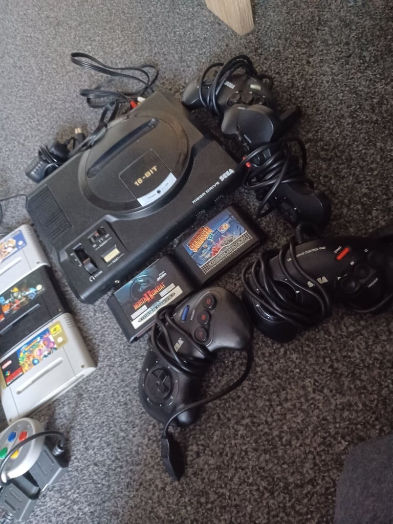 Snes and sega megadrive bundle