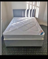 double size divan bed with mattress - bed frame with mattress