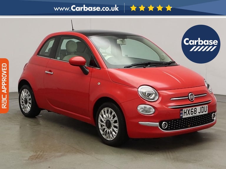 2018 Fiat 500 1.2 Lounge Hatchback 3dr Petrol Manual Euro 6 (s/s) (69 bhp) Hatchback PETROL Manual