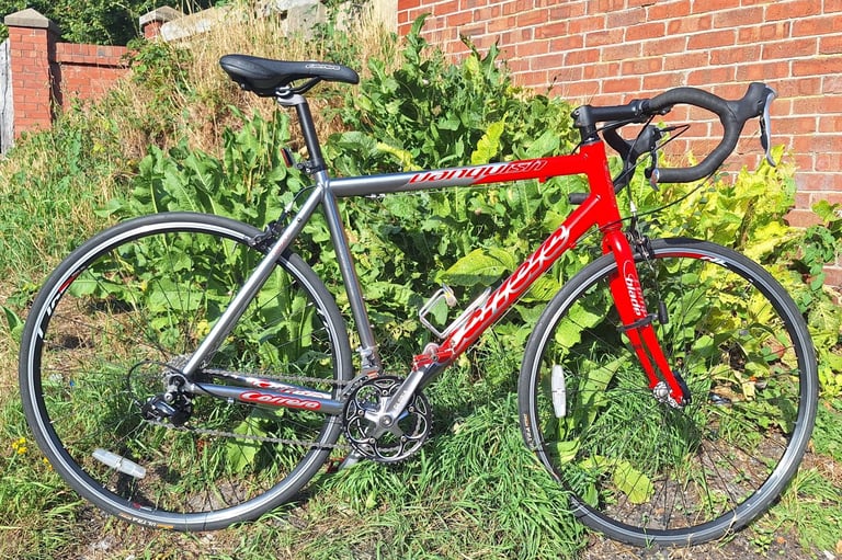 image for Carrera Vanquish aluminium frame racing bike upgraded 