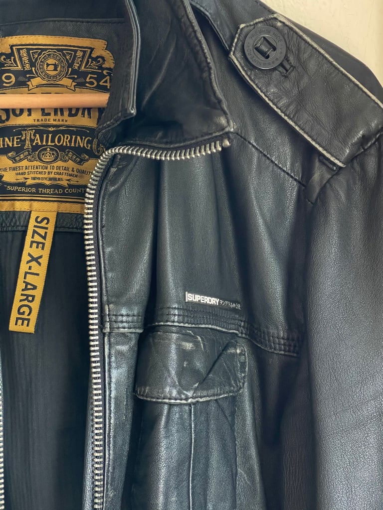 SUPERDRY Leather Jacket (lined) X-Large (PRICE REDUCED) | in Thornhill ...
