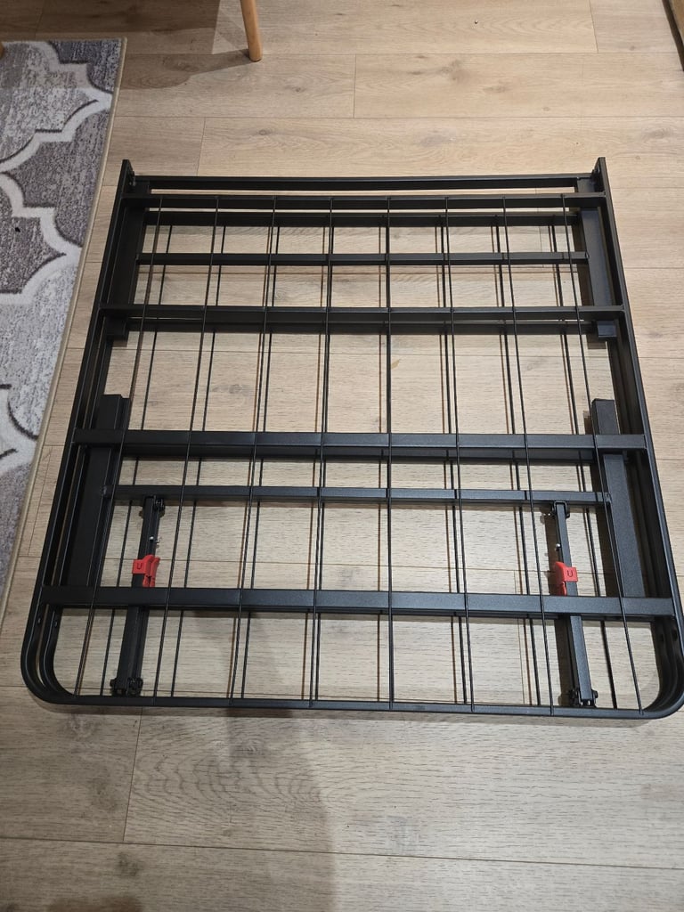 Brand new foldable platform bed frame with under bed storage (90cm x 190cm)
