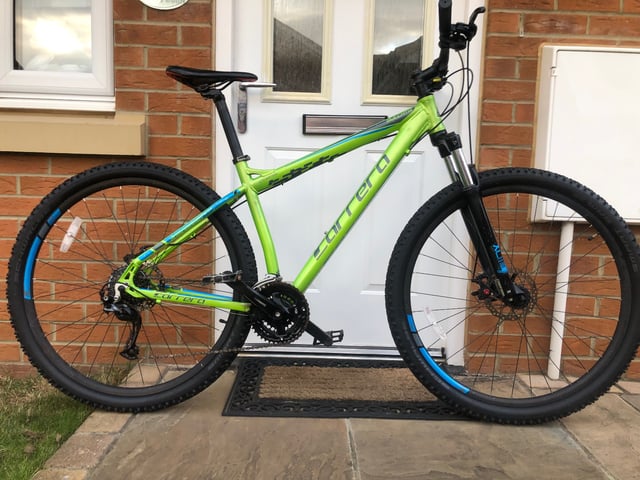 Carrera 29er 29” wheels suspension hardtail mountain bike bicycle