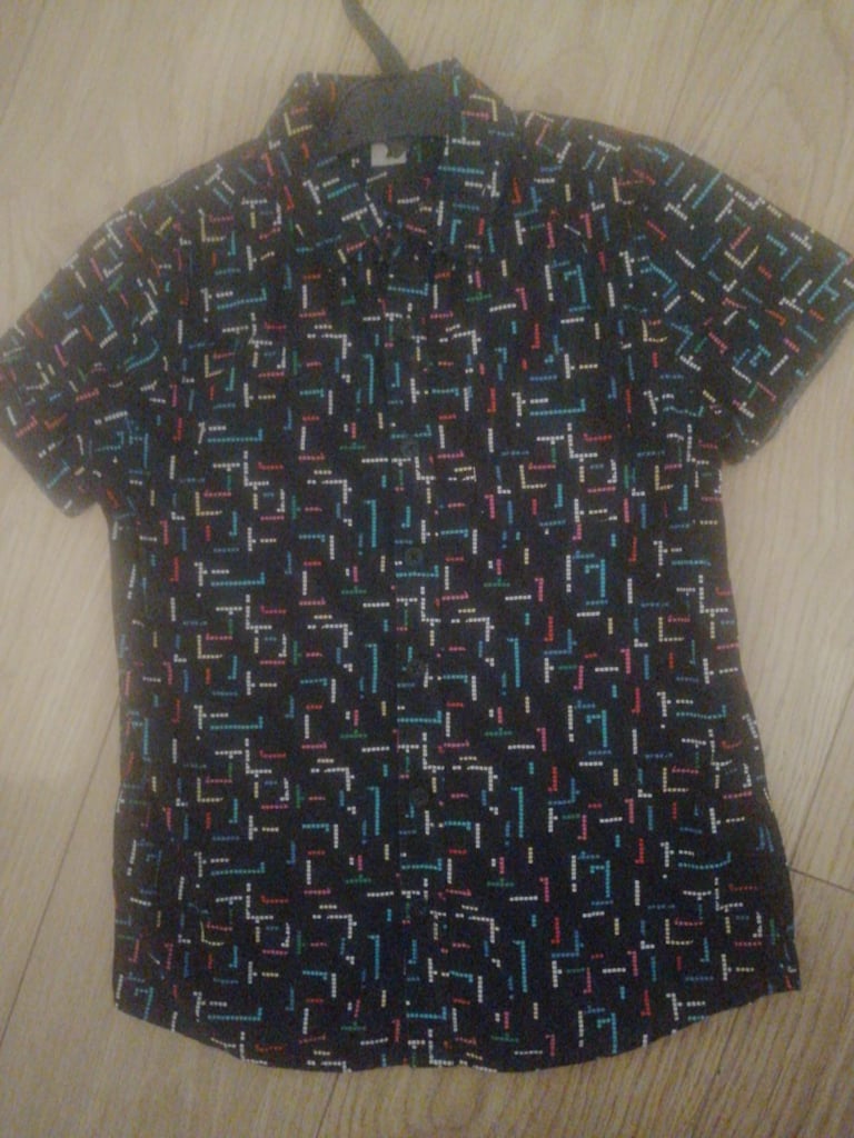 image for Funky Patterned Boy's shirt Age 9