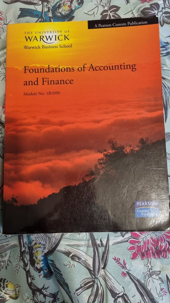 Foundations of Accounting and Finance