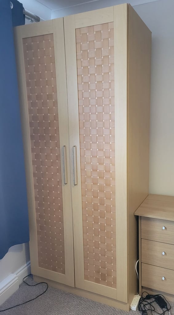 image for Wardrobe, drawer, bedside set