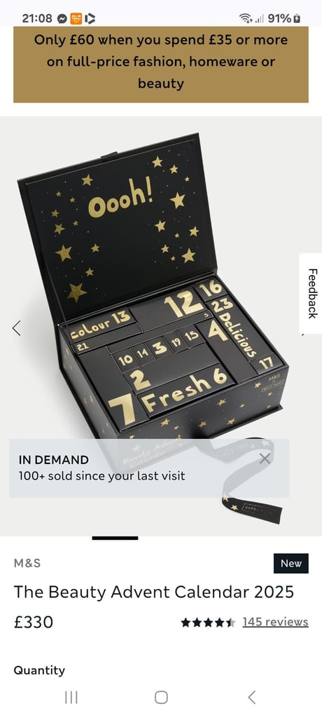 M&S ADVENT CALENDAR 