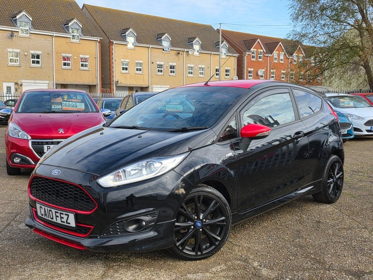 2017 Ford Fiesta 1.0 EcoBoost 140 ST-Line Black 3dr HATCHBACK Petrol Manual